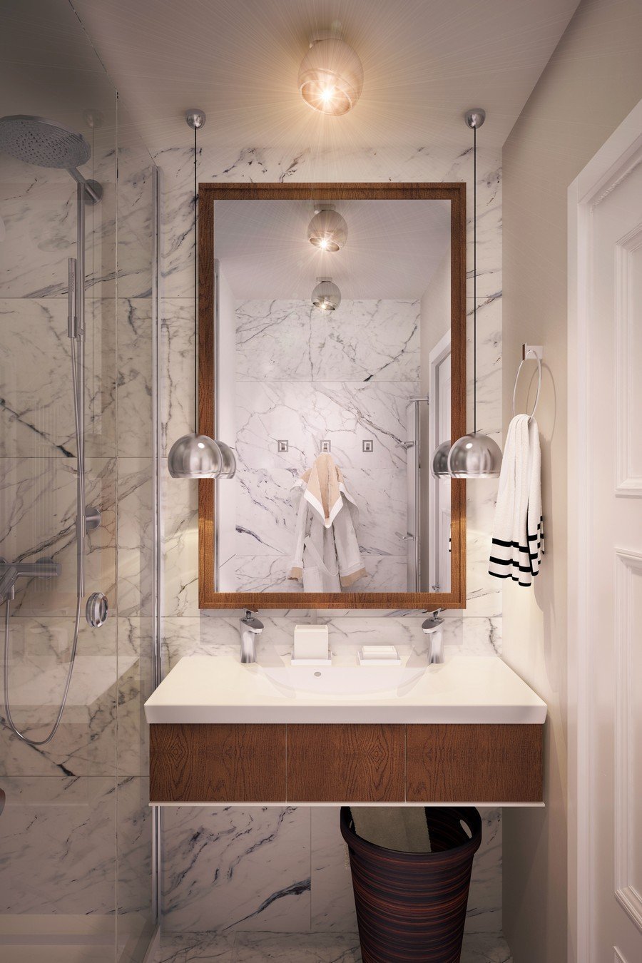 Зеркало в туалете