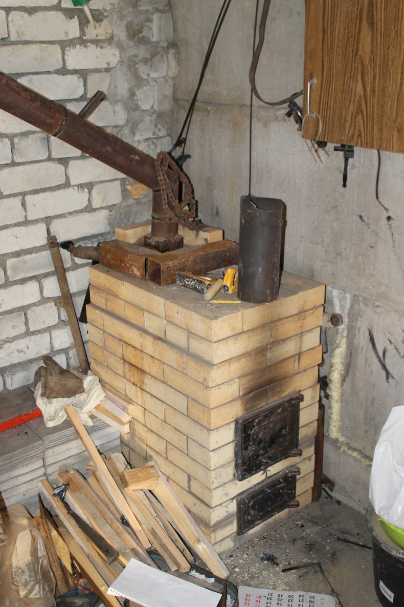 Печь отопительная кирпичная 500х1250