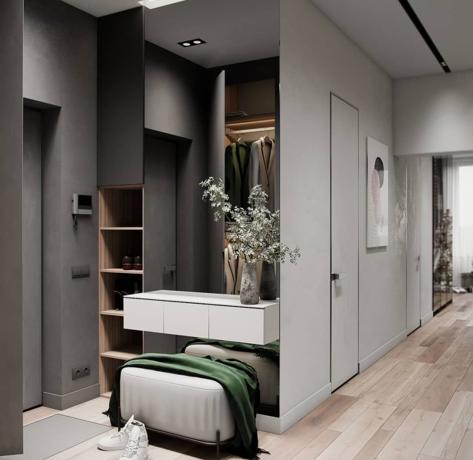 Стильный шкаф в прихожую