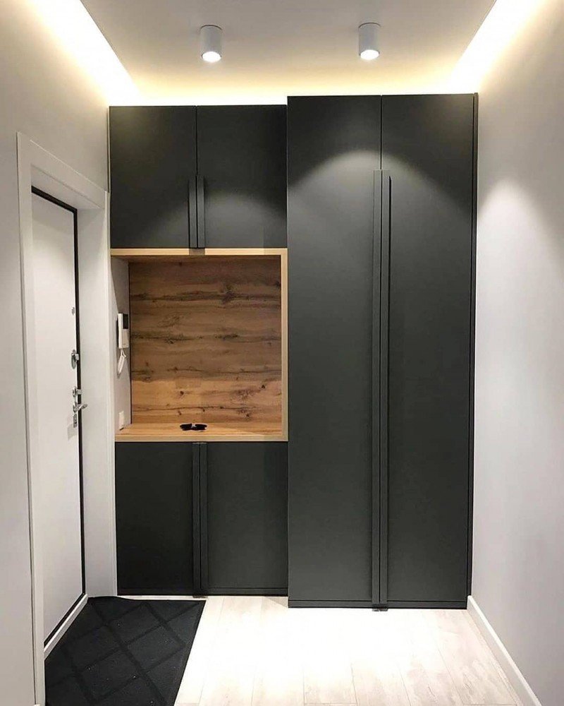 Современные прихожие в коридор 2020