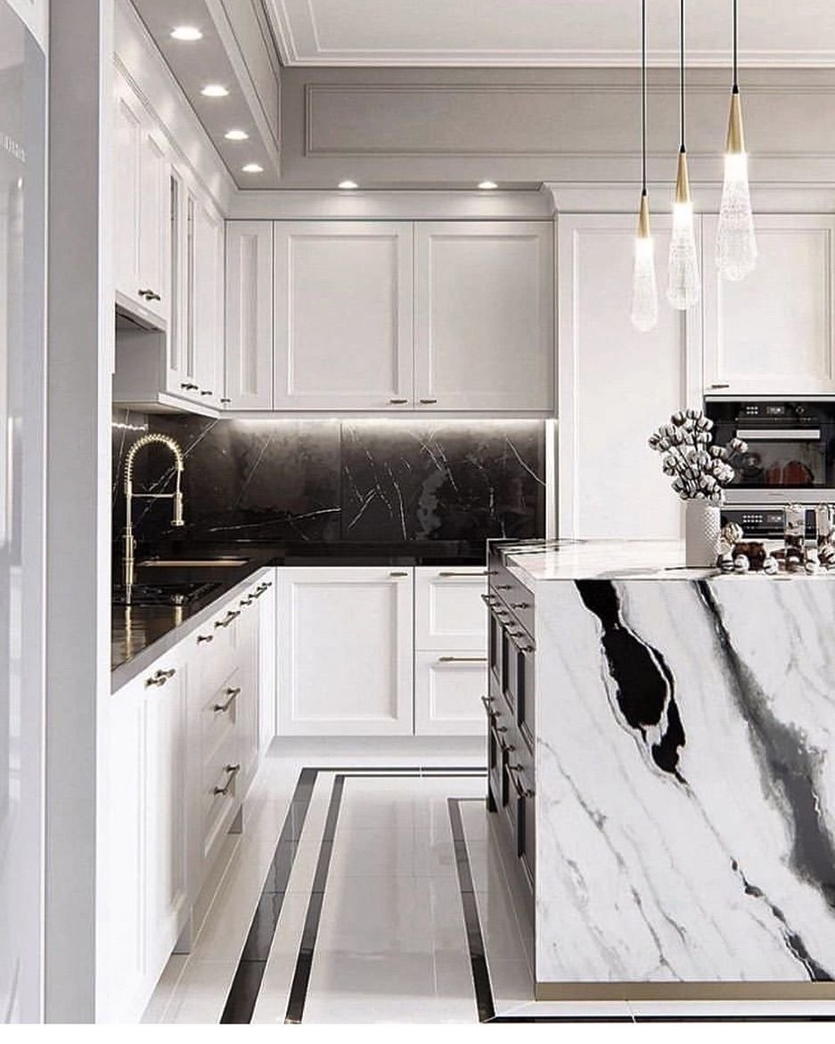 Кухня мрамор