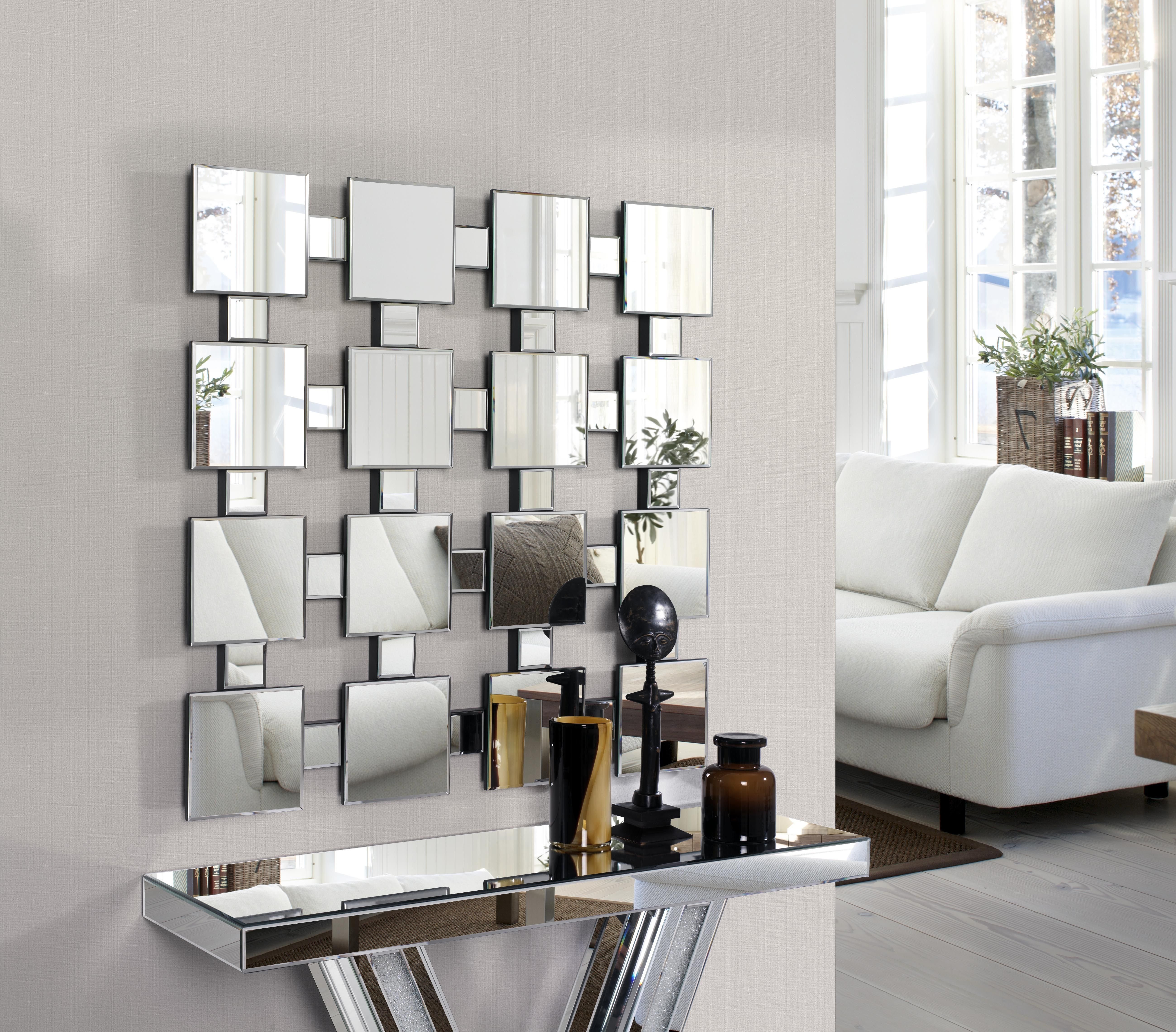 Стена квадратики. Зеркальное панно. Декор стены зеркалами. Декоративные зеркала на стену для интерьера. Декоративная зеркальная плитка для интерьера.