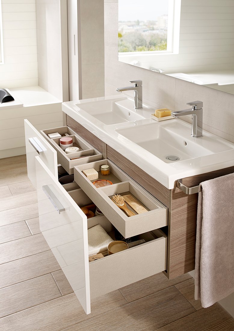 Ящик под раковину в ванную