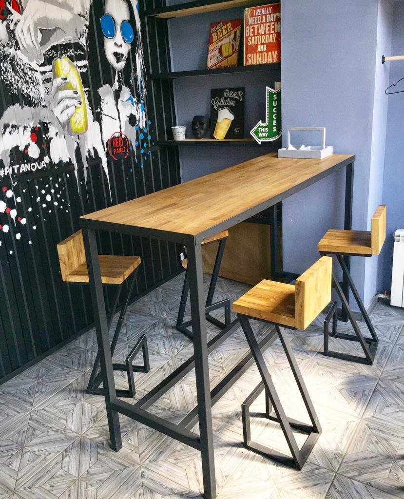 Стойка барная лофт Индастриал