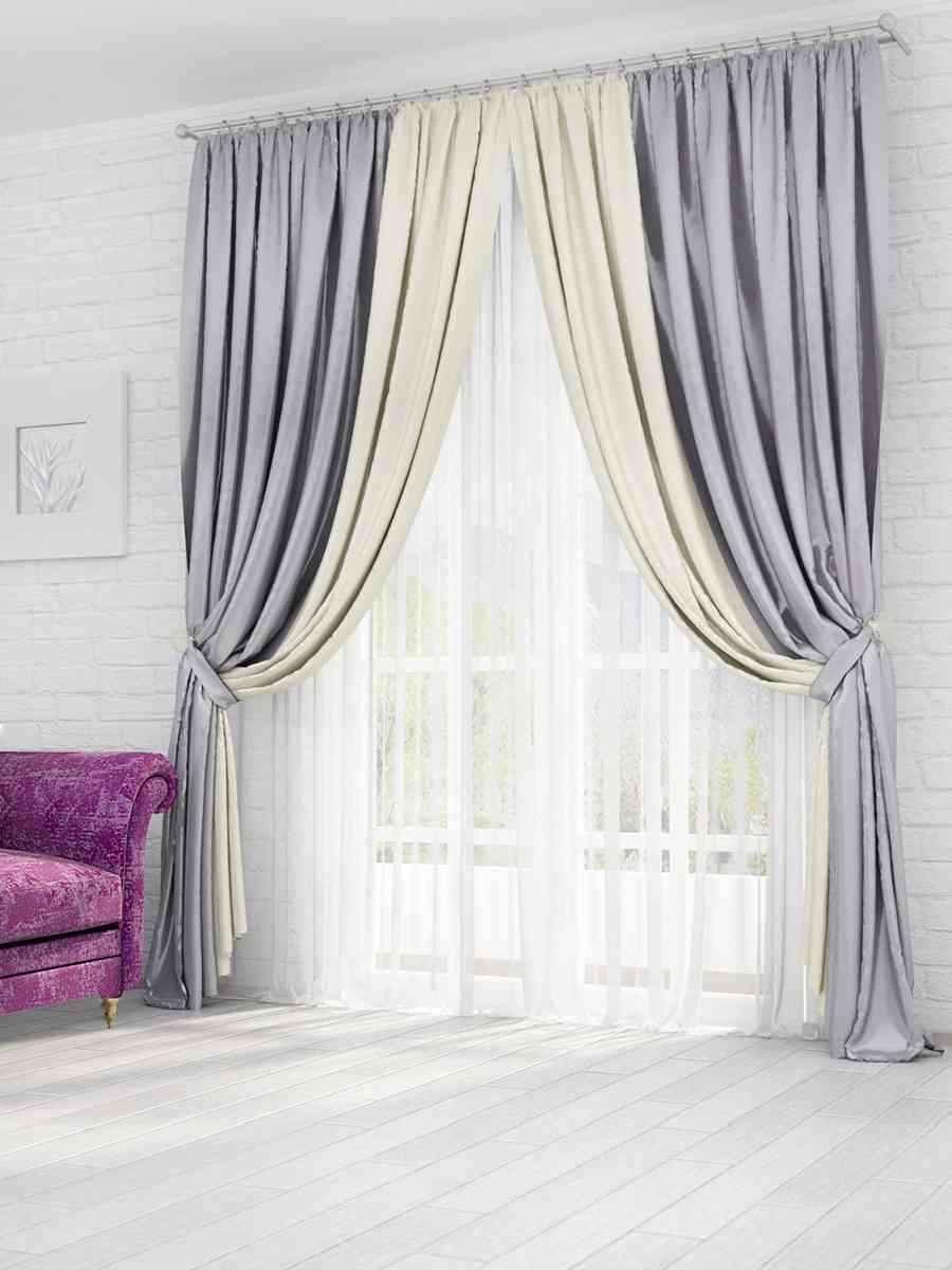 Комплект штор 200х270 см птицы