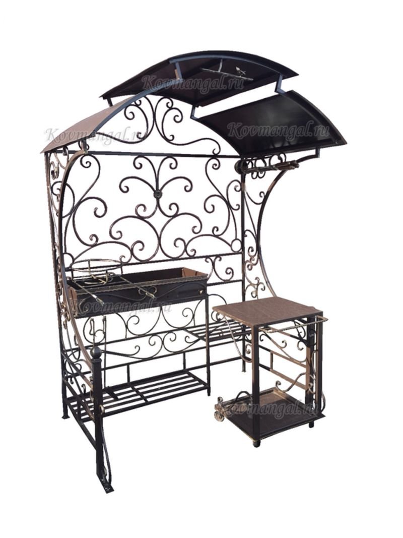 Красивые мангалы с крышей