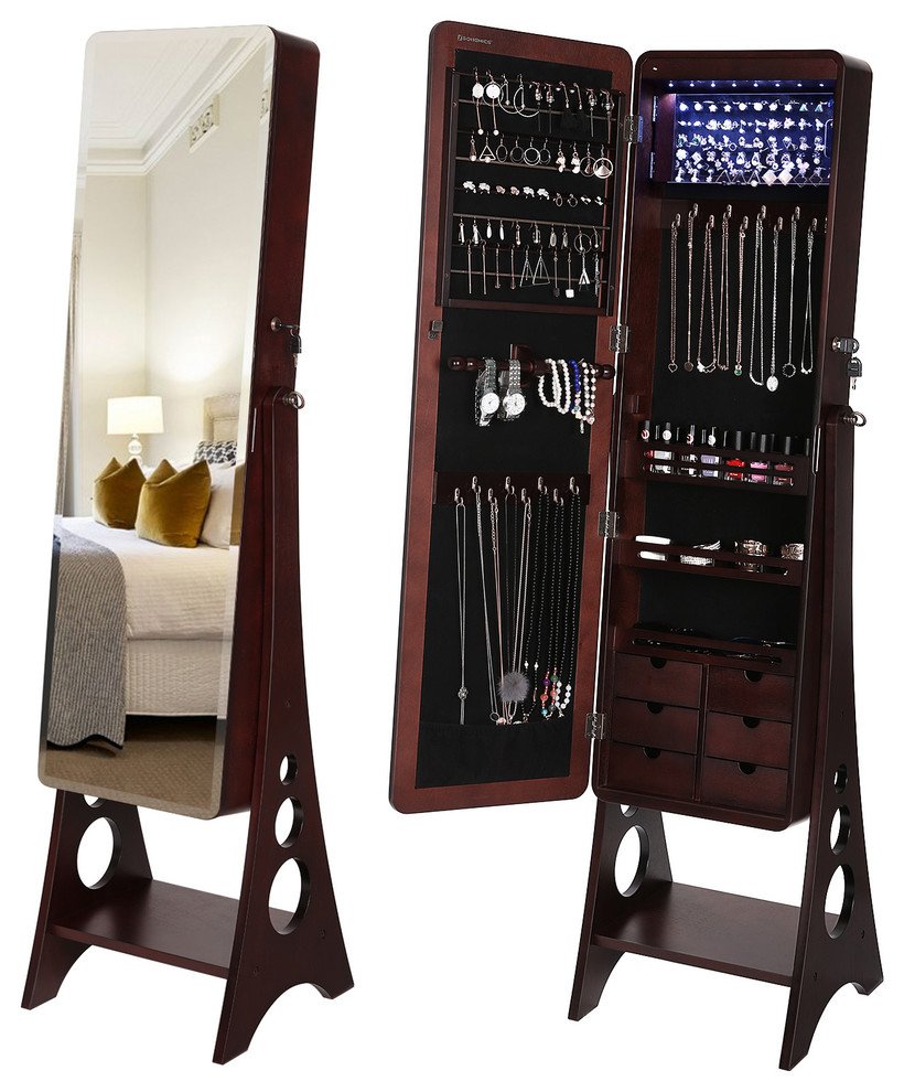 Зеркало шкаф для украшений