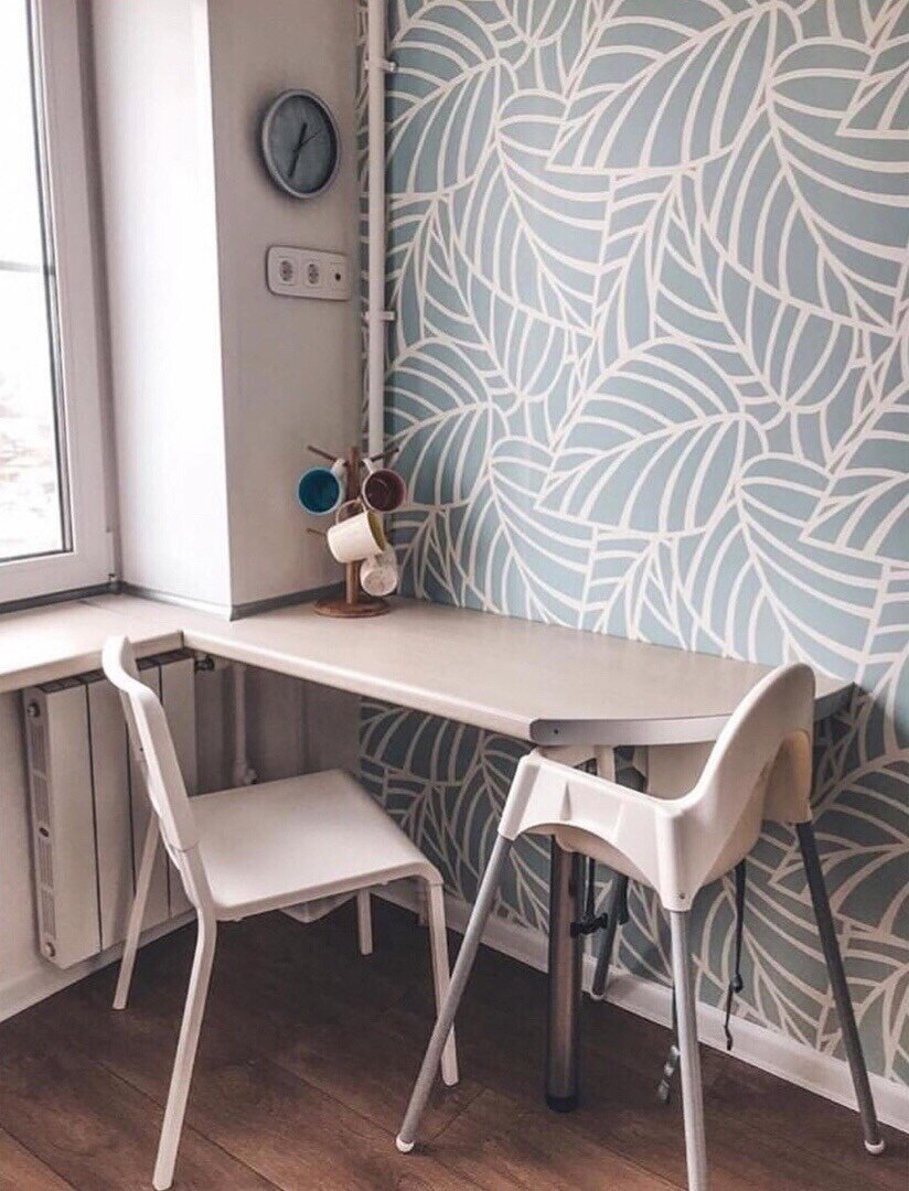 Обеденная зона для маленькой кухни