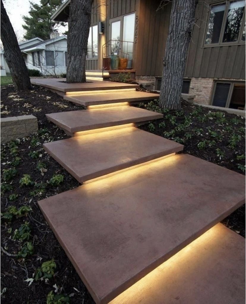 Парящие ступени в ландшафте