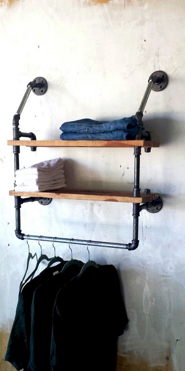 Вешалка из труб