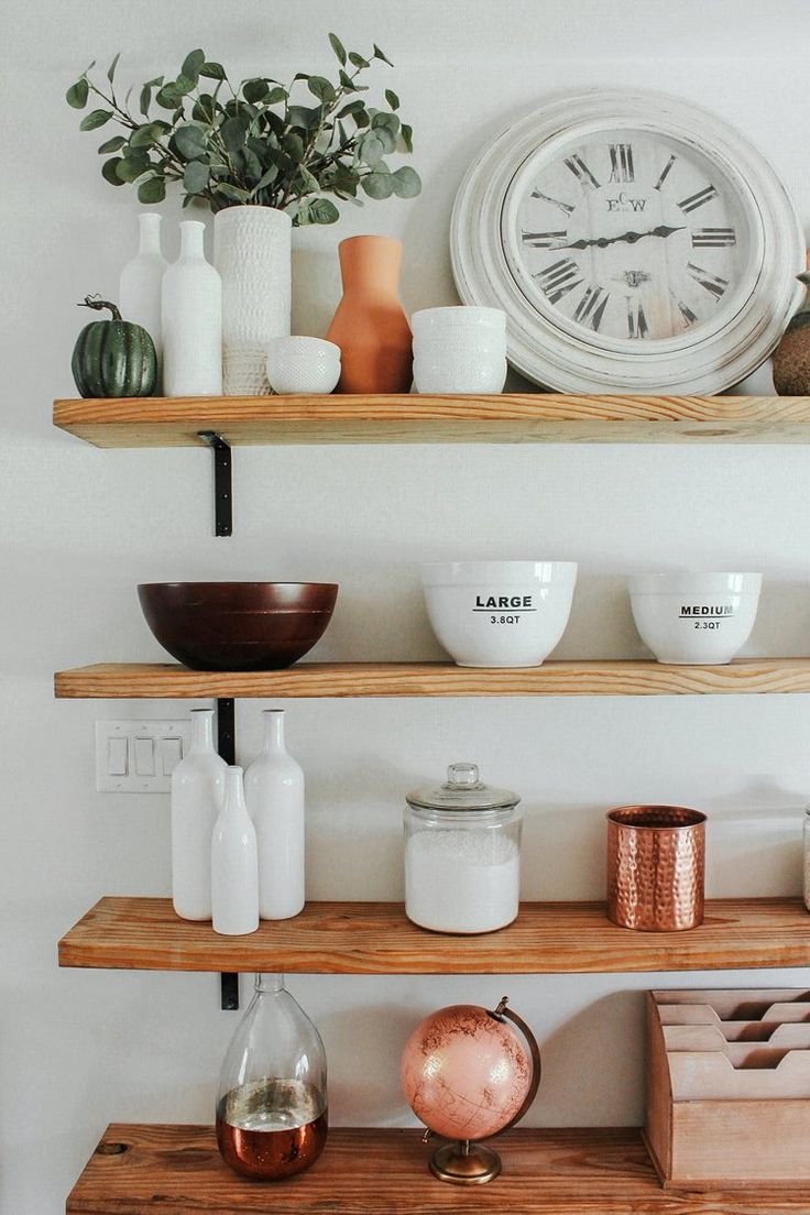 Декор на кухонную полку