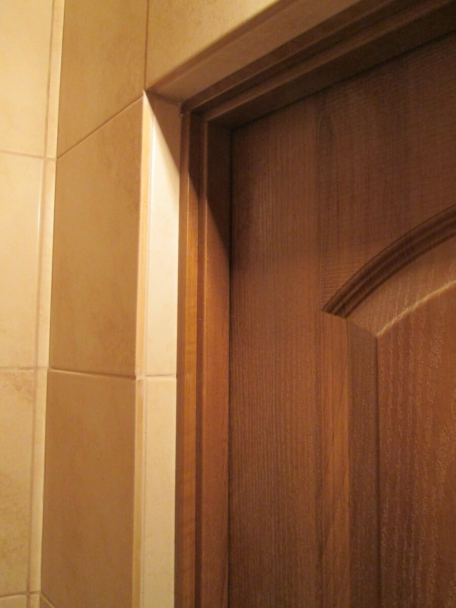 Раскладка плитки в дверном проеме