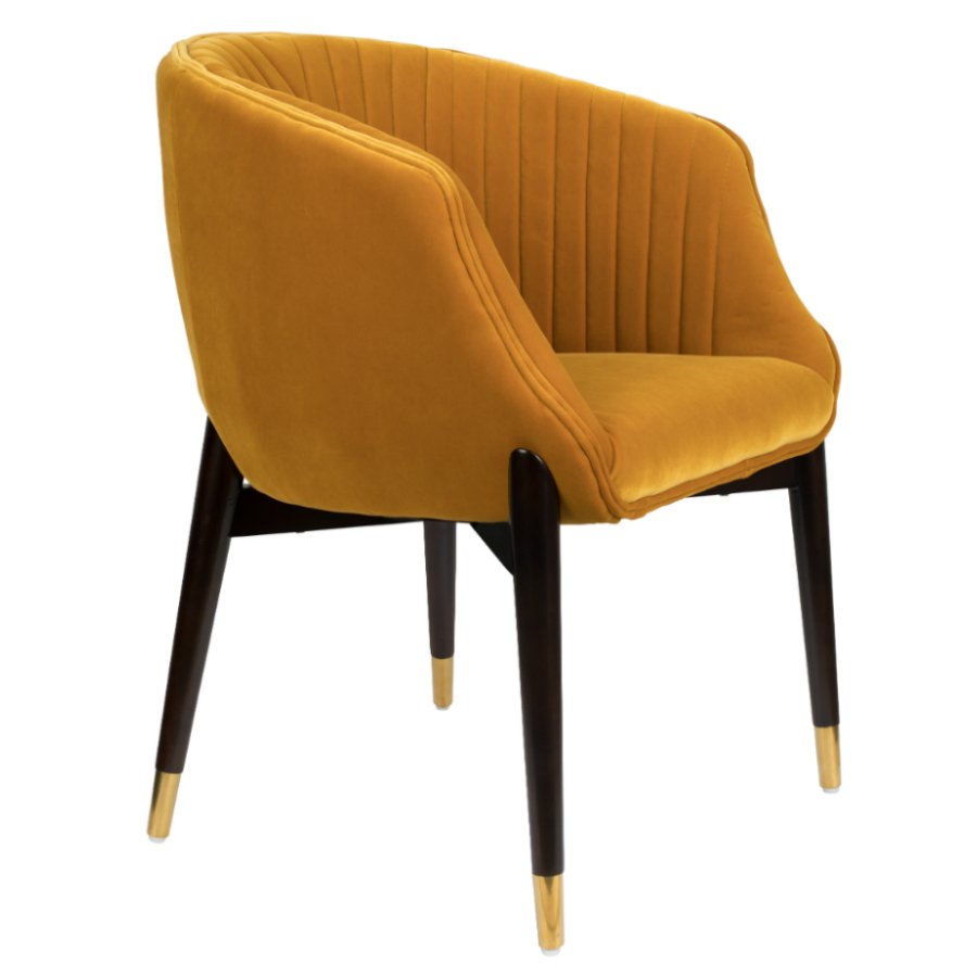 Кресло Berg Camila, горчичный