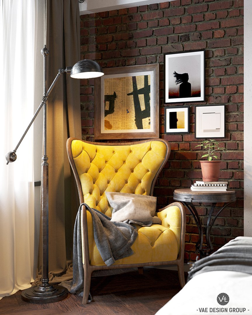 Кресло в стиле лофт икеа