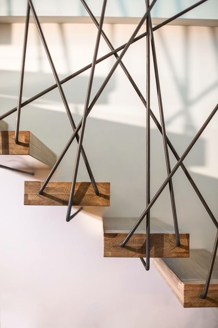 Перила в стиле лофт из профтрубы