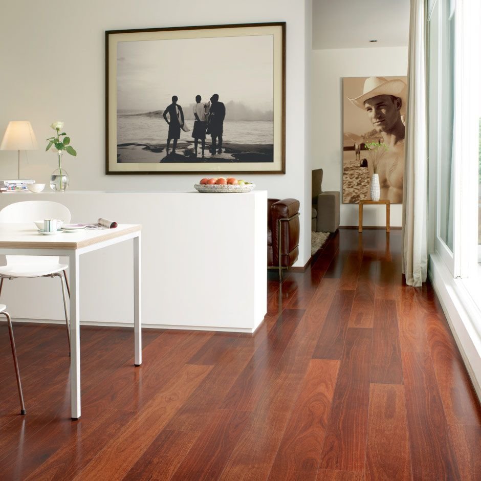 Рыжий ламинат Квик степ