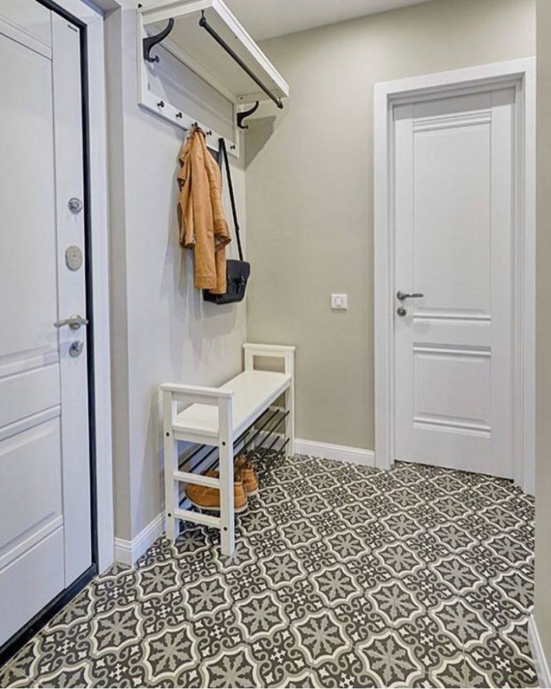 Маленькая прихожая в скандинавском стиле