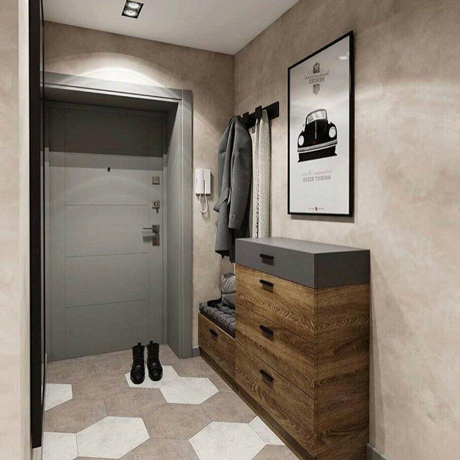 Интерьер маленькой прихожей