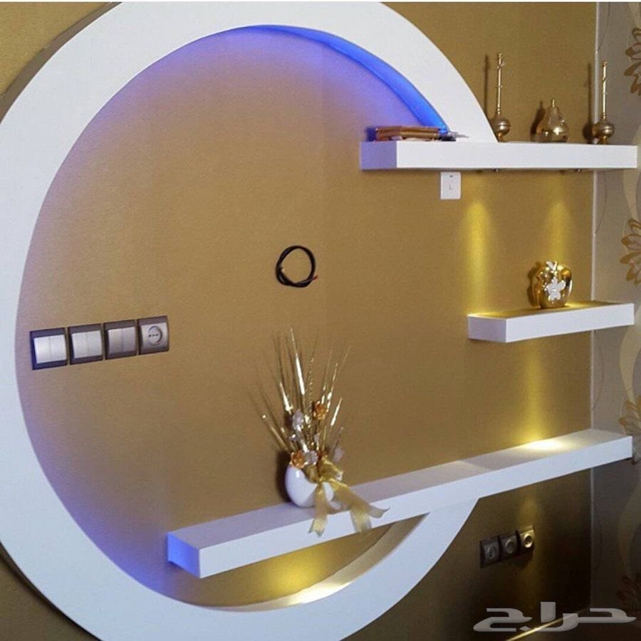 Поставка из гипсокартона для телевизора