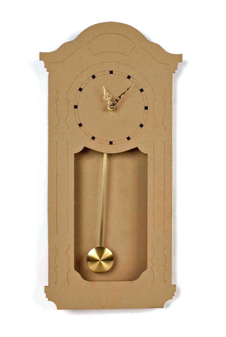 Часы картонные настенные