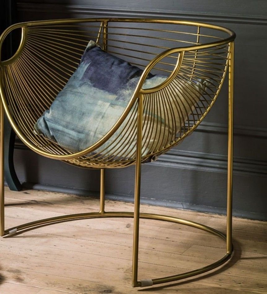 Дизайнерские кресла из металла