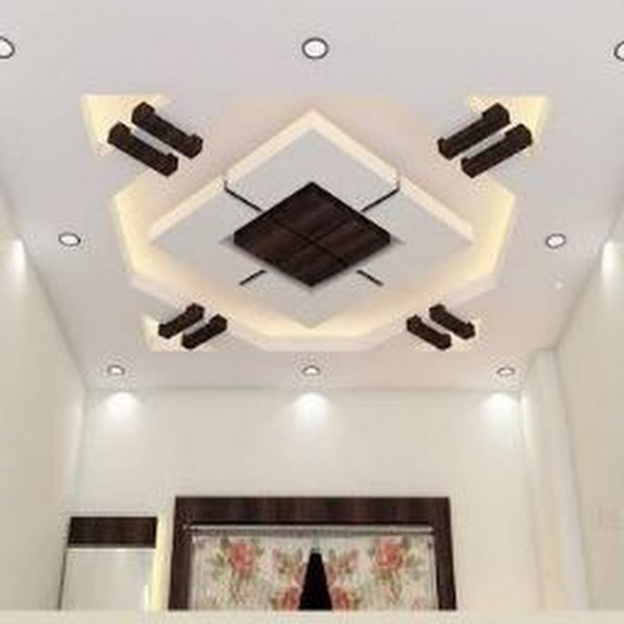 Потолок из гипсокартона квадратный