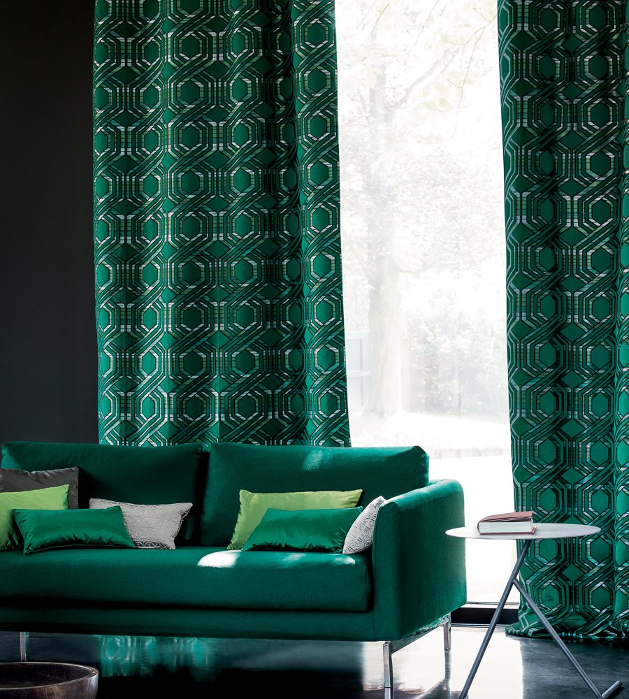 Бежево зеленый интерьер