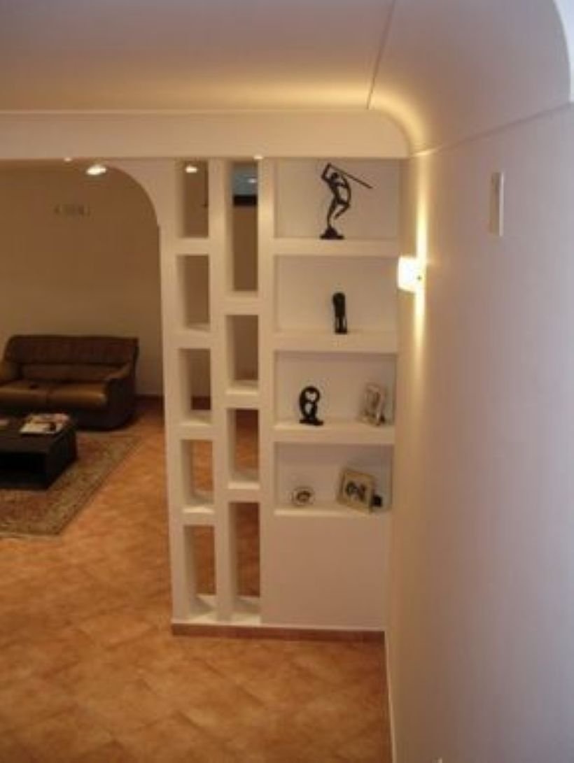 Декоративная перегородка из гипсокартона