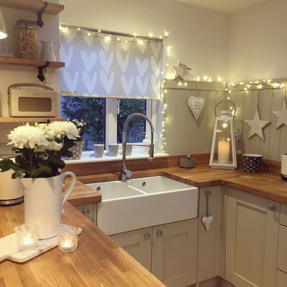 Гирлянда на кухне