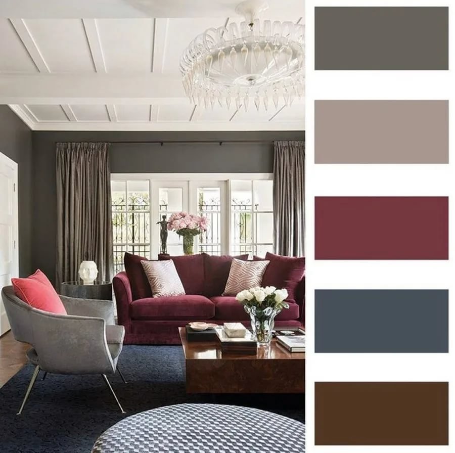 Палитра серого в интерьере спальни