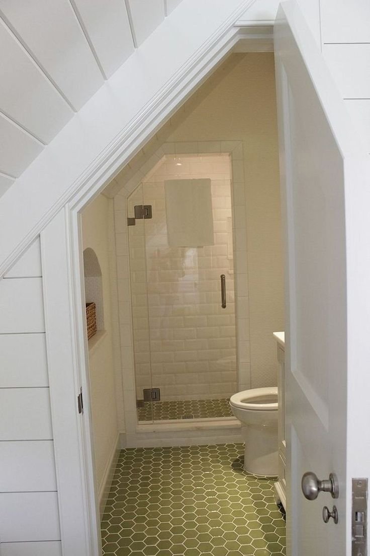 Ванная на мансарде