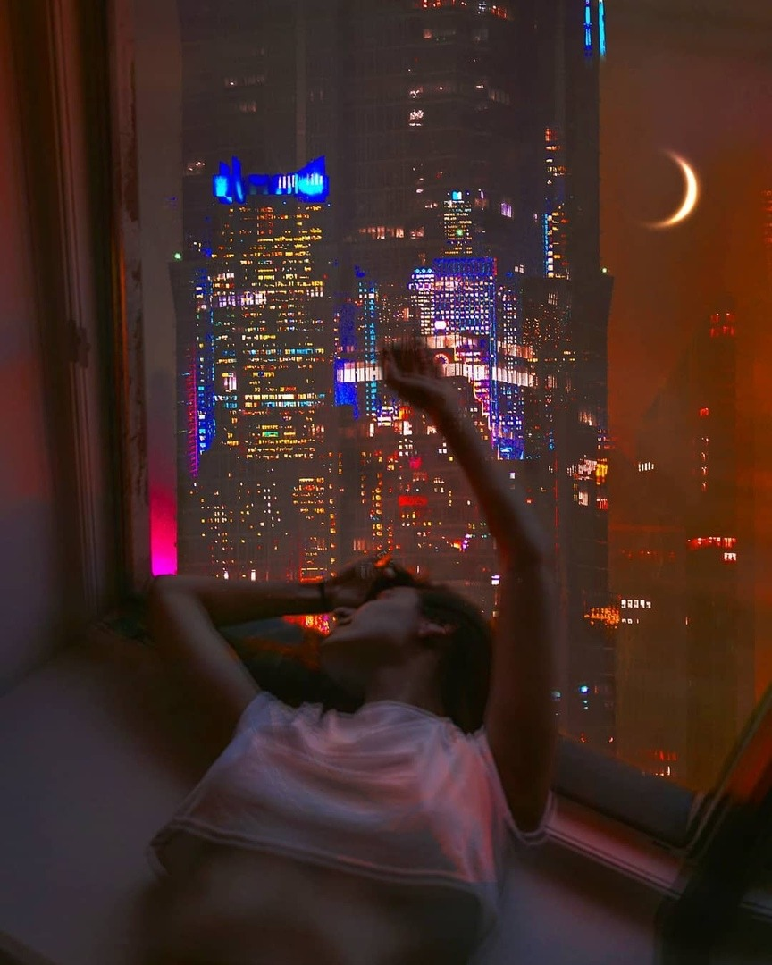 Красивый вид из окна