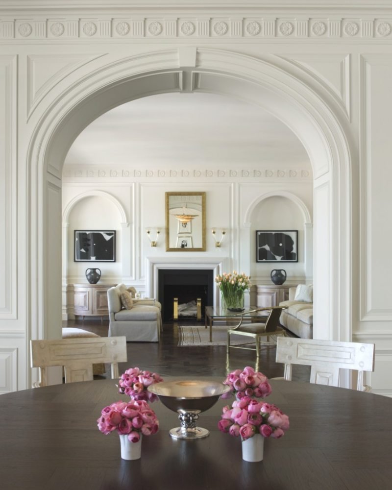 Арка в интерьере гостиной