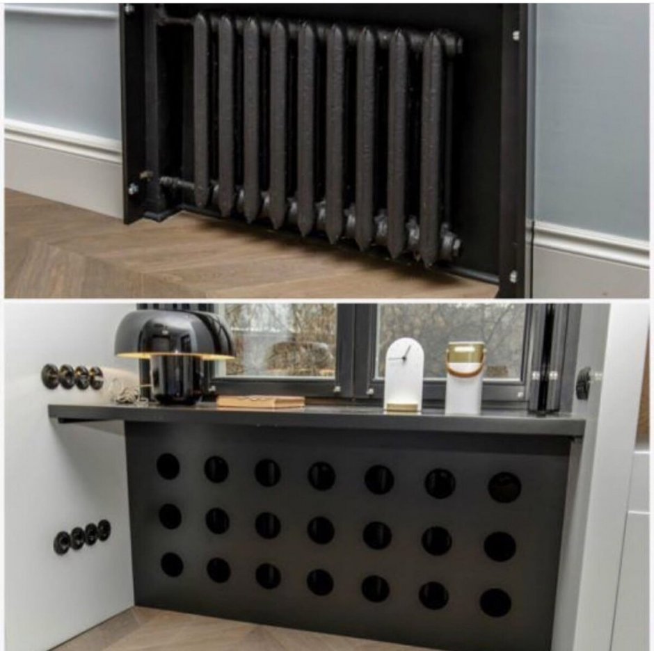 Чугунные батареи в интерьере