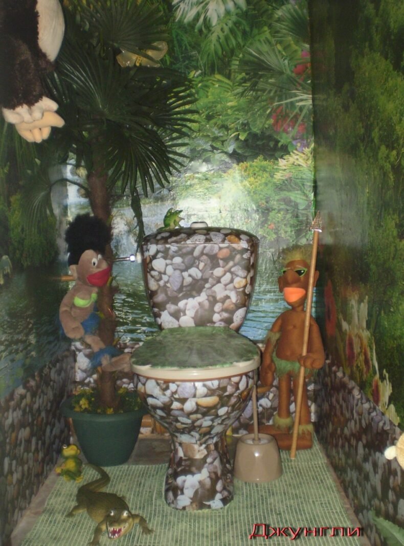 Декор трубы на стене