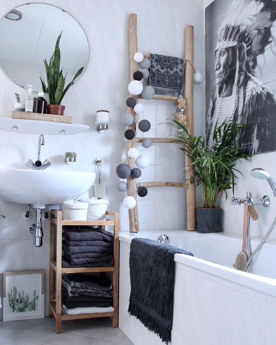 Декор труб в ванной