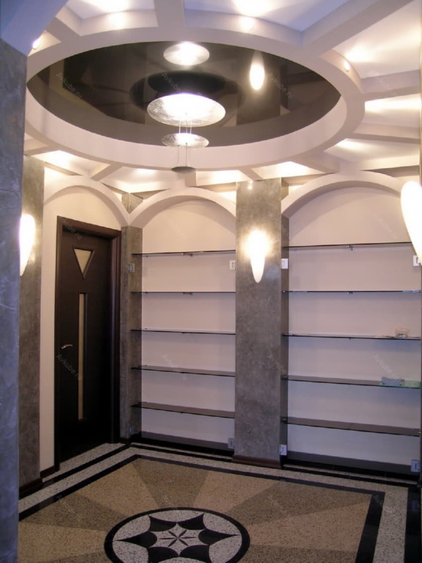 Нестандартный потолок из гипсокартона