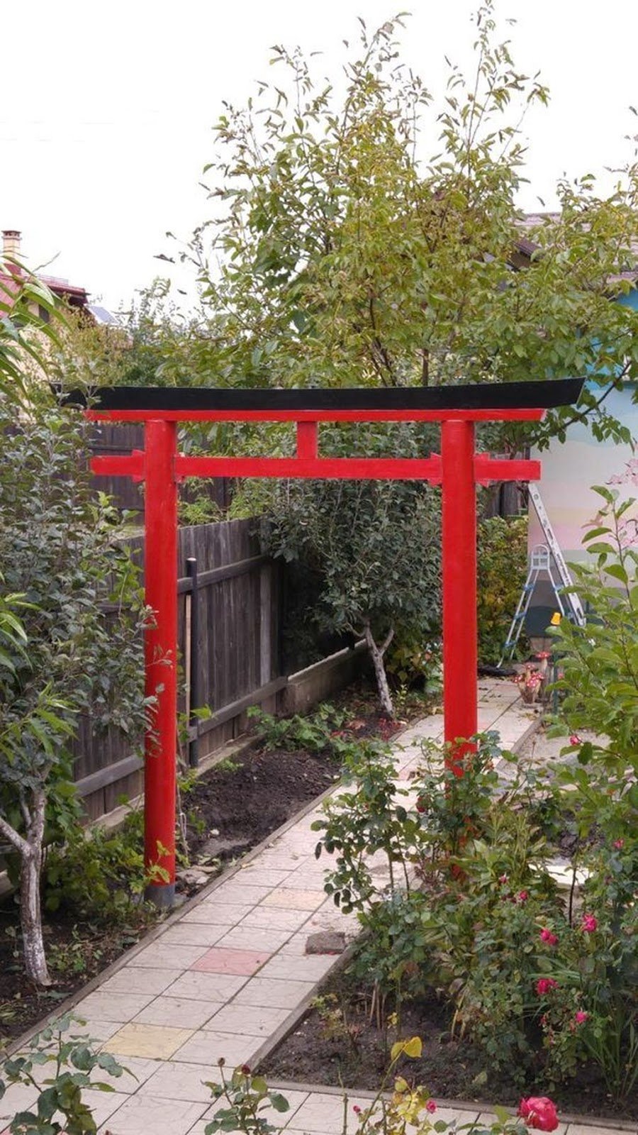 Китайские ворота силуэт