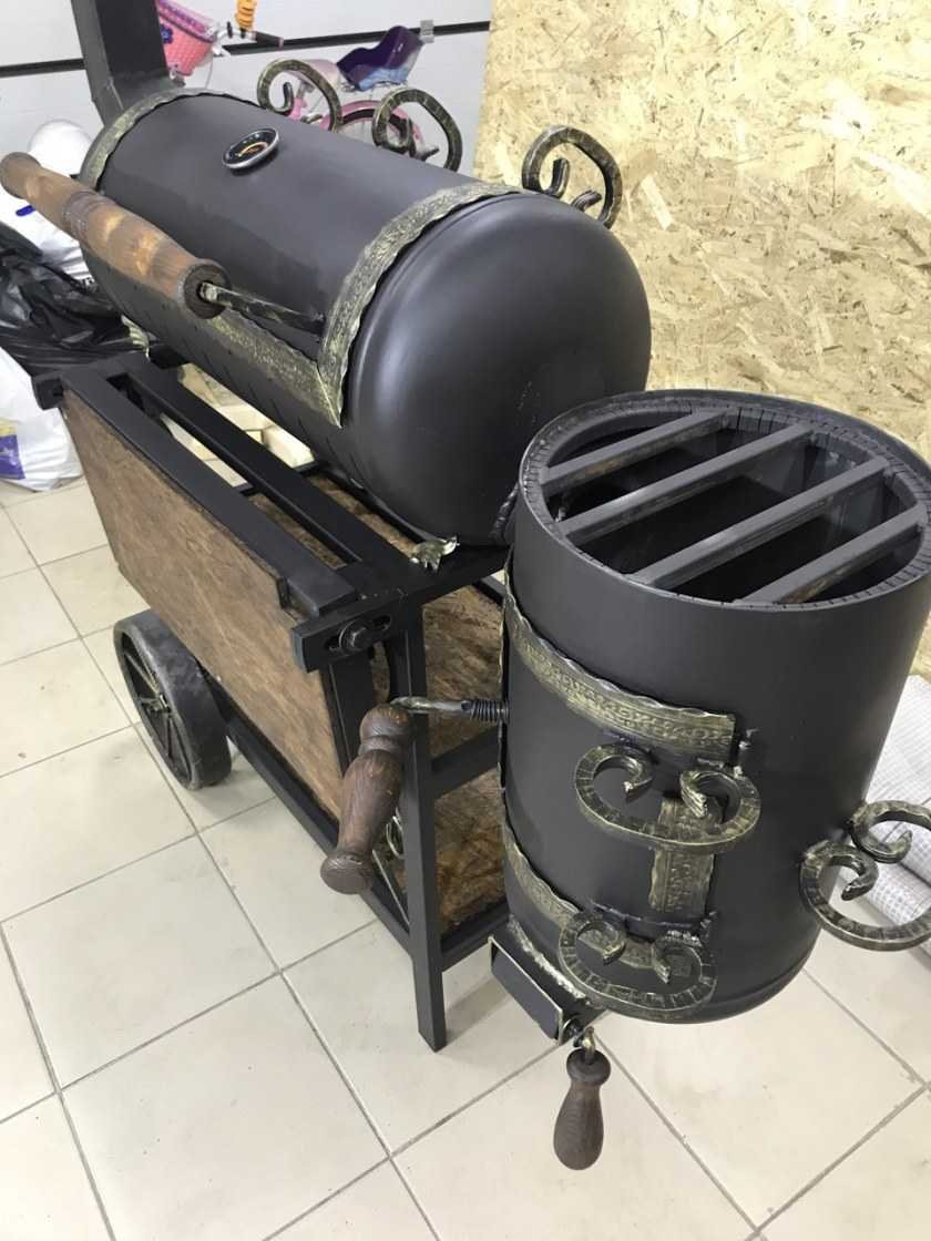 Мангал из газового баллона 130л