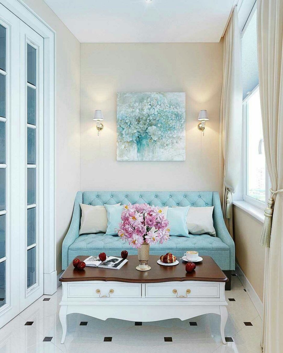 Диван на лоджию с ящиками