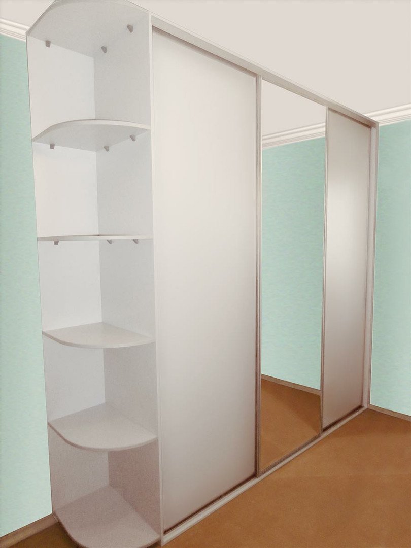 Шкаф купе ПАКС сбоку