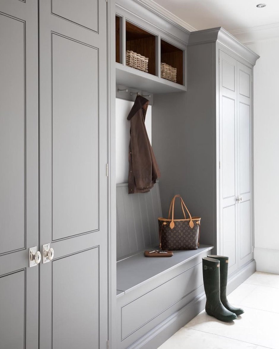 Гардеробная со шторами