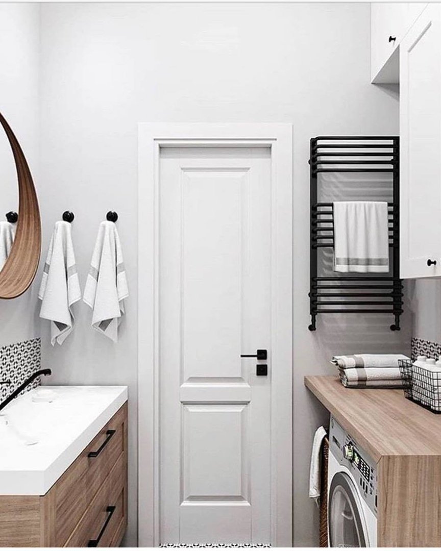 Санузел в стиле Сканди