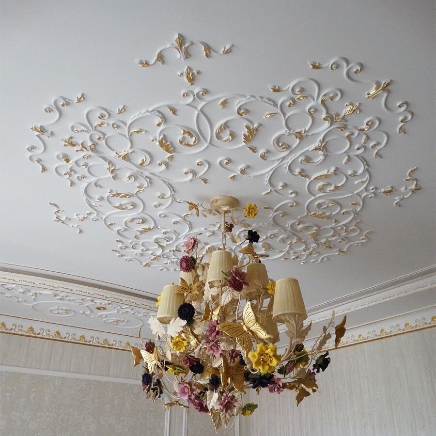 Украшение потолка на новый год