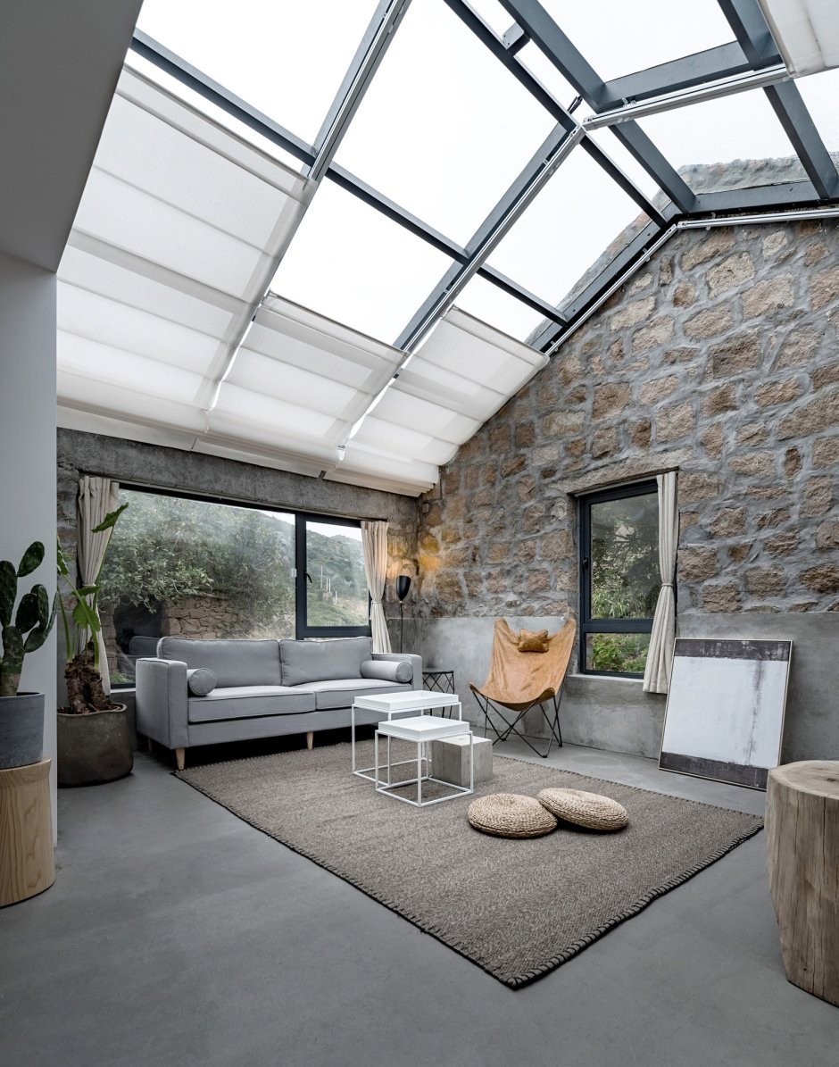 Дом со стеклянной крышей