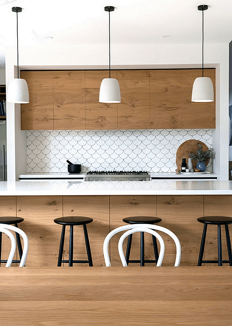 Фартук для кухни в скандинавском стиле