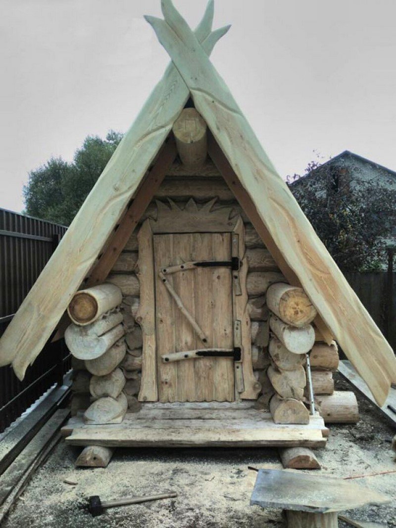 Необычные туалеты на даче