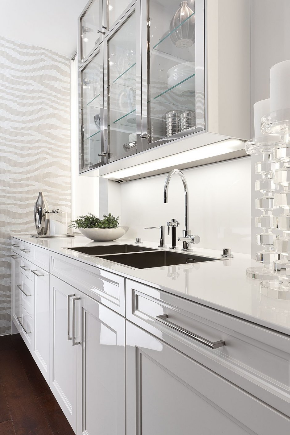 Ручки для серой кухни