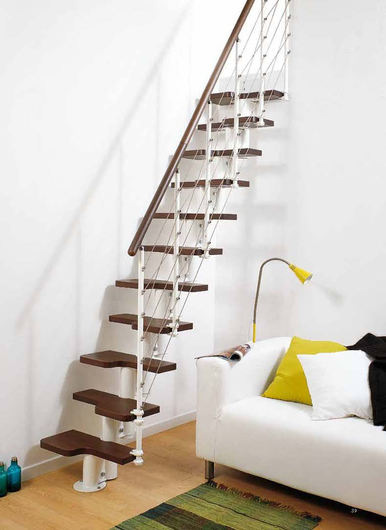 Модульная лестница гусиный шаг Леруа Мерлен