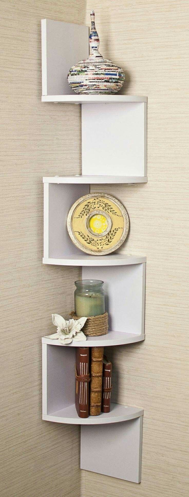 Полка угловая настенная для кухни